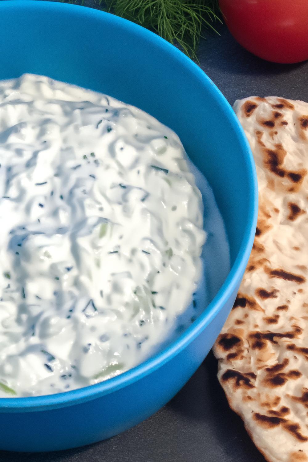Tzatziki met pitabrood