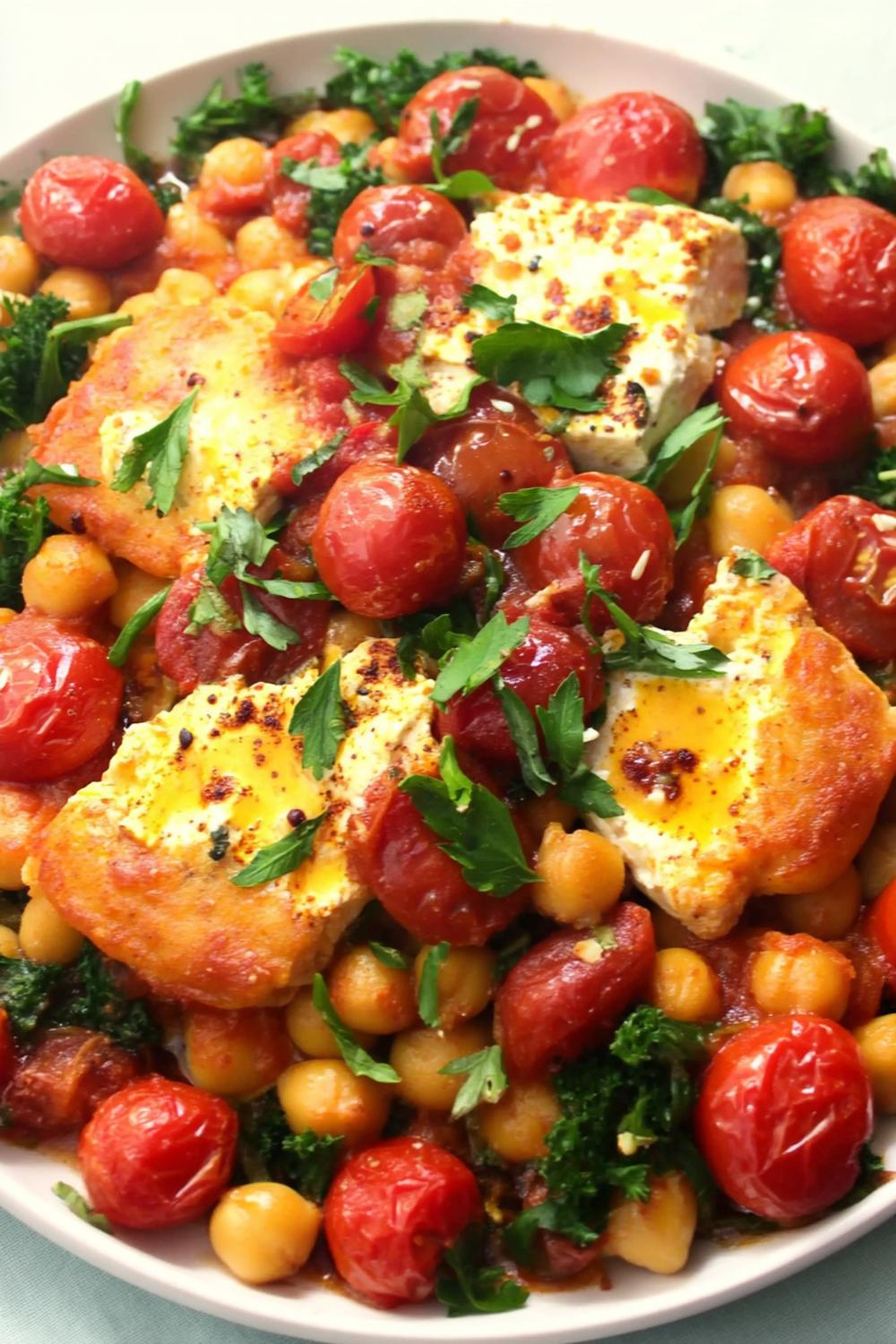 Ovenschotel met geroosterde groenten