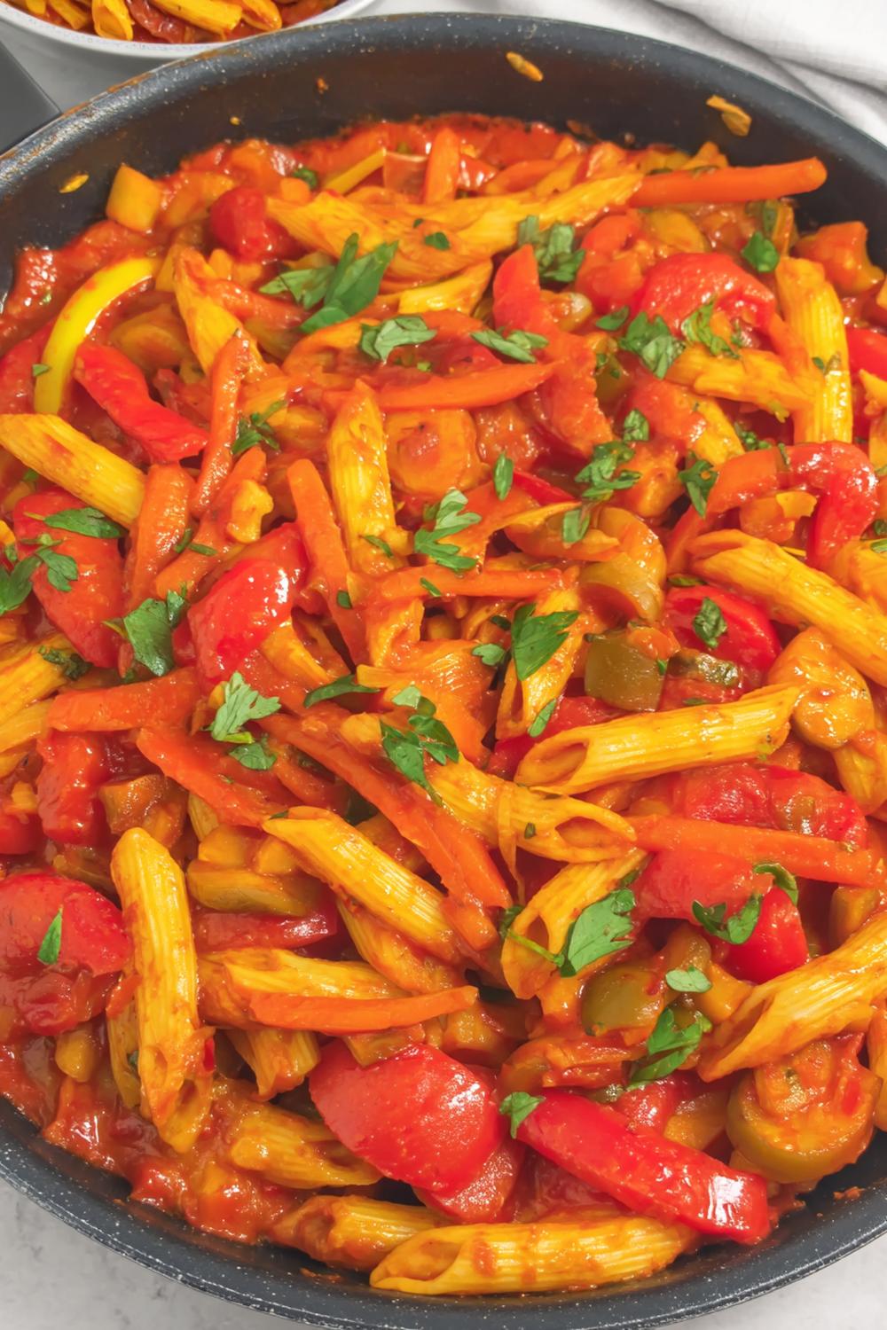 Spaghetti met kerstomaatjes